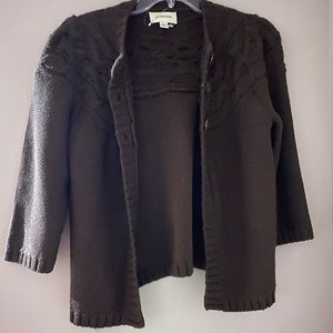 Brown cardigan